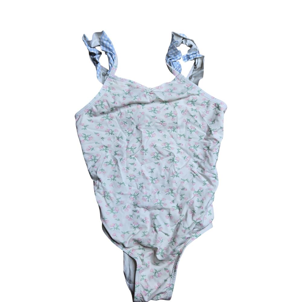 Zara Girl's One Piece Floral Swimsuit Size: 6